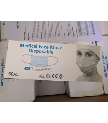 Masque médical type I - Rose