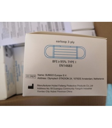 Masque médical type I - Rose