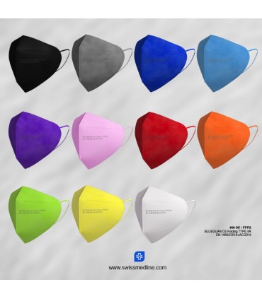 Masque médical KN95 / FFP2 colors